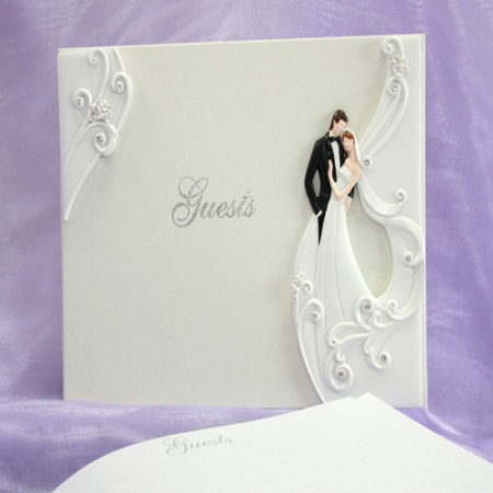 GUEST BOOK ELEGANT BRIDE