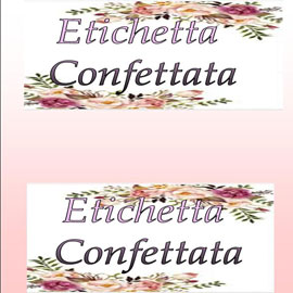 Etichetta Confettata